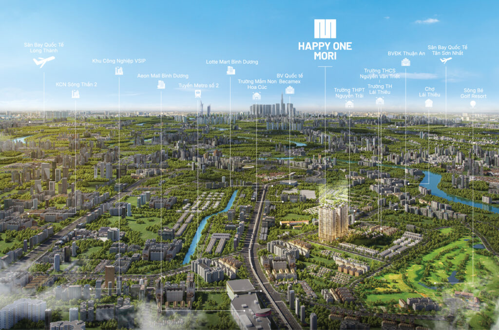 liên kết vùng happy one mori