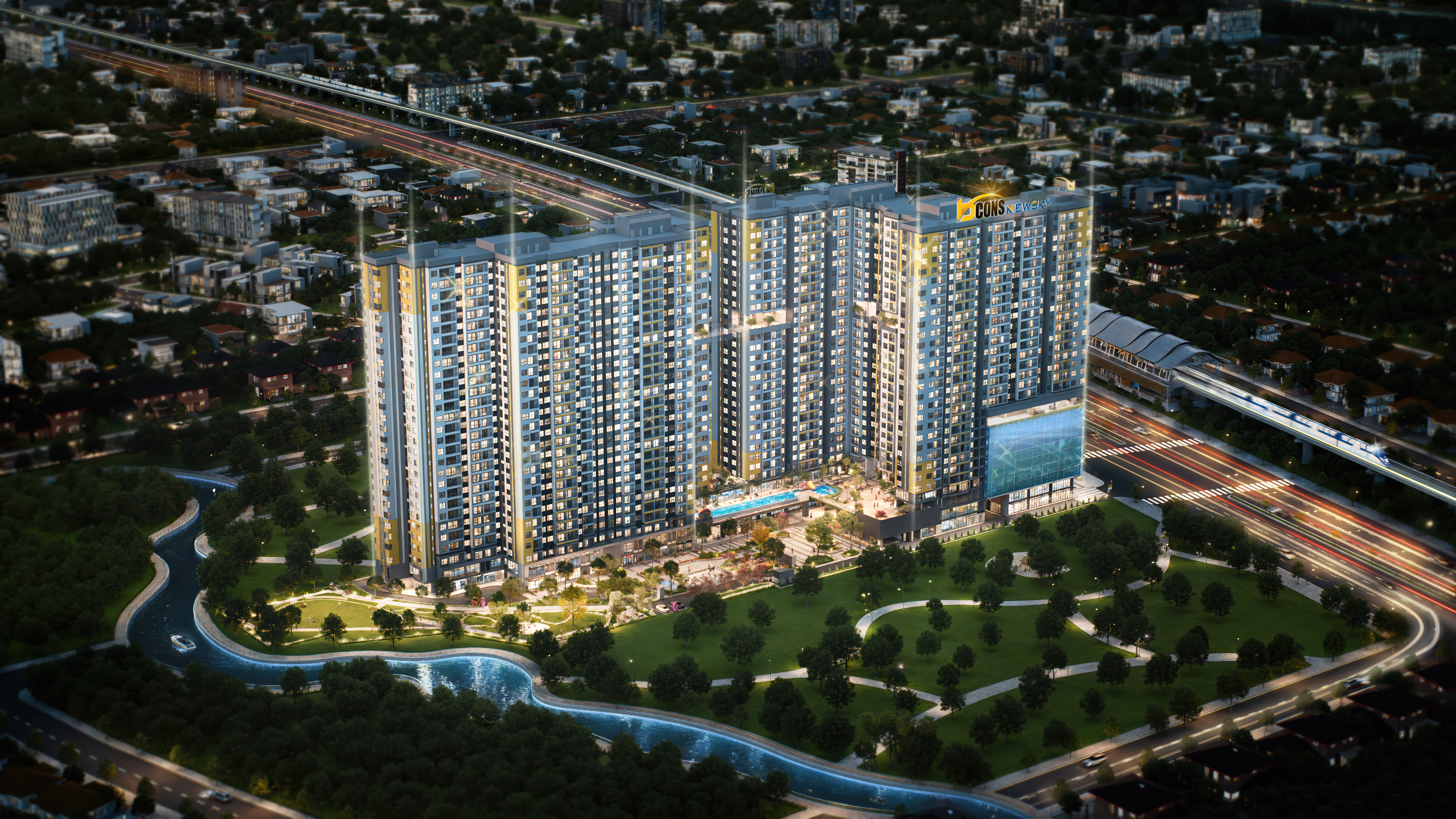 phối cảnh bcon newsky 3