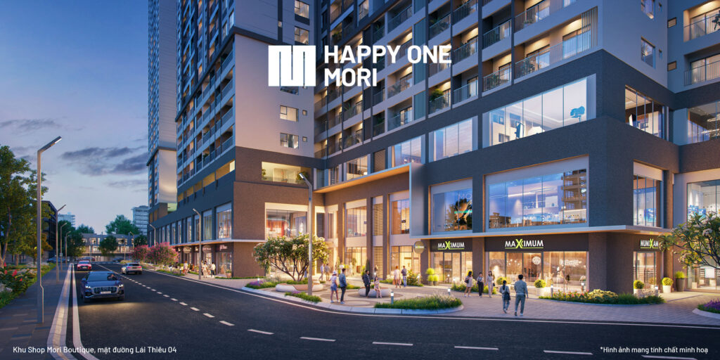 shophouse căn hộ happy one mori